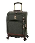 London Fog Wallington Moss 20" Expandable Spinner Carry, Moss, 20", London Fog Wallington Moss 20" Expandable Spinner Carry-on