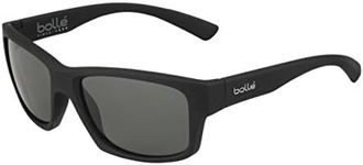 Bolle 12359 Holman Rubber Black Sunglasses Polarized TNS Oleo AR B-20.3 Lens M