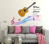 Wallstick When World Fail, Music Speak wallsticker (Vinyl 80 cm x 60 cm)