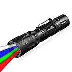 DaskFire 4 Colored Flashlight with 
