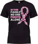 fresh tees in This Family No One Fight Alone T-Shirt | Breast Cancer Awareness Shirts for Women/Men (XX-Large, Black)