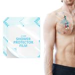 JJ CARE Shower Protector [Pack of 14], 9x9 Dialysis Catheter Shower Cover, PICC Line Water Barrier, Colostomy Shower Patch, Waterproof Bandage Protector, 2 Weeks Supply