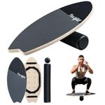 Yes4All Balance Board Sports Trainer, Surf Trainer Board With Adjustable Stoppers, Improve Core Strength and Balance Control