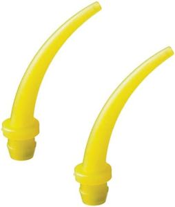 500 Dental Mixing Tips 4.2 mm - Yellow Intraoral Mixing Tips for Impressions - Intra Oral Mixing Tips by PlastCare USA