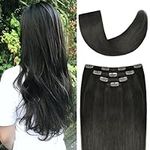 14" Clip in Hair Extensions Remy Hu