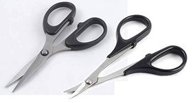 Fastrax Pack of Straight Scissors and Fastrax Curved Scissors for Trimming Lexan Bodyshell