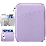 Dadanism 9-11 Inch Tablet Sleeve Bag Carrying Case for iPad 10.2 2021-2019, iPad Pro 11 2022-2018, iPad Air 5th/4th 10.9, iPad 10th Gen 10.9 2022, Galaxy Tab A8 S8 S6 Lite, Grey Purple