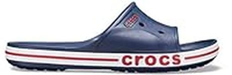 Crocs Unisex Bayaband Slide Slide Sandal, Navy Pepper, 11 UK Men/ 12 UK Women