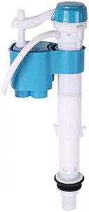Bath Guru Plastic Anti-Siphon Toilet Flush Tank Fill Valve Adjustable 7 Inch to 10 Inch Flush Tank Ball Cock Repair Kit Suitable for One and Two piece Toilets Commodes
