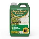 Patio Cleaner (2.5L) Concentrate Makes 15L - Removes Green Staining & Algae - Great for Patios and Decking, Driveways and Roofs - Green Growth Remover