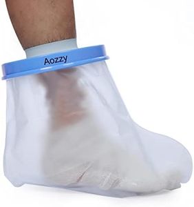 Aozzy Super impermeabile per gesso e protezione bendaggio Usato per Facendo doccia/bagno (piede adulto)