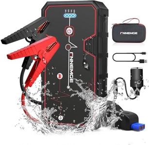 FNNMEGE 4000A Peak 23800mAh 12V Super Safe Car Jump Starter with USB Quick Charge 3.0 (Up to All Gas, 8.0L Diesel Engine).