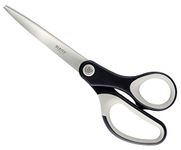 Leitz Titanium Scissors, Right or Left Handed (Ambidextrous), 205 mm, Office Stationary, Ergonomic Handle, Black