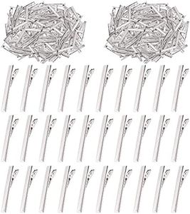 Swpeet 200Pcs 2.2inch - 5.6cm Alligator Hair Clips Kit, Perfect for Metal Duck Bill Hair Clips Flat Top Single Prong Hairpins for Hair Styling DIY Accessories (2.2 Inch)