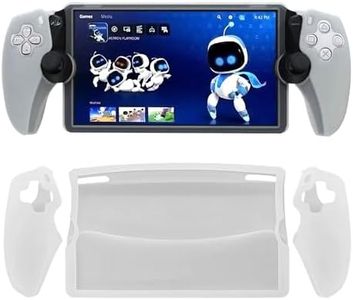 WUXIDIXI PS5 Portal Silicone Protective Case, Soft Protective Skin Cover Case for PlayStation Portal Remote Player with Ergonomic Grip, Shockproof Anti-Scratch - Clear