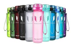 Super Sparrow Sports Water Bottle - 750ml - Non-Toxic BPA Free & Eco-Friendly Tritan Co-Polyester Plastic - For Running, Gym, Yoga, Outdoors and Camping