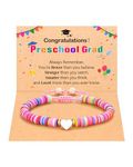 PINKDODO Preschool Graduation Gifts for Her 2024 Class of 2024 Grad Gifts Preschool Pre-K Graduation Bracelet for Granddaughter Daughter Niece Little Girls Jewelry