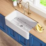 Davivy White Farmhouse Sink 33 Inch