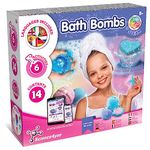 Science4you Bath Bombs for Kids +8 – Make your Own Bath Bombs, Educational Science Kits: 6 Cosmetic Experiments, Stem Toys, Creative Gift Ideal to Birthday, Easter, Christmas for Girls Ages 7 8 9 10+