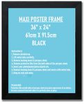 Bargain Shop Az Black Maxi Poster Photo Picture Frame 24"x36" (61cm x 91.5cm)