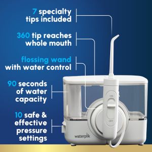 Waterpik ION Cordless Water Flosser – Rechargeable Dental Cleaner