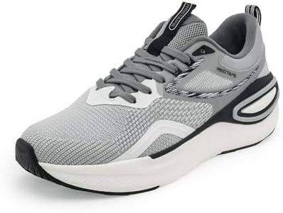 Red Tape Athleisure Shoes For Men |Cultured Round-Toe Shape, Cushioning Technology & Smart Ventilation Grey, 8 UK
