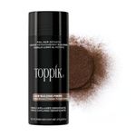 TOPPIK Hair Building Fibers Medium Brown, 27.5 g,Powder