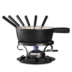 Artestia Cast Iron Fondue Set (Black)