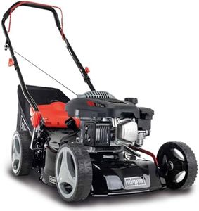 Scheppach MP132-42 Compact Petrol Lawn Mower | 42 cm Cutting Width | Lightweight & Maneuverable | 45L Grass Bag | Easy Clean & Storage