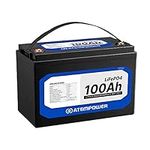 ATEM POWER 12V 100Ah Lithium Batter