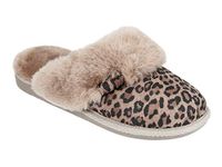 Vanuba - Women's Slippers Panther 7 UK, Lambskin mules, Leather Flip Flops, Wool, Comfortable Lambskin Slippers, Handmade - Panther With Sheepskin Coat