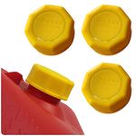 Gas Can Cap, Gas Can Cap Replacement (4 kits), High Compatibility, Fits most 1/2/3/5 gallon gas can, Thickened cover and seal design, More durable and better sealing