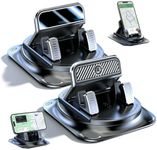 Car Phone Holder 360 Degree Rotation, 2026 New Dashboard Phone Mount, Multifunctional Adjustable Car Phone Holder for Dashboard, Phone Stand for Car Navigation for Daily Commute，Mirror+Texture