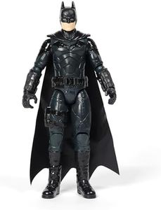 THE BATMAN - FIGURA BATMAN 30 CM - DC COMICS - Muñeco Batman 30 cm Articulado con Capa de Tela - Estilo y Detalles Oficiales de la Película - 6061620 - Juguetes Niños 3 Años +
