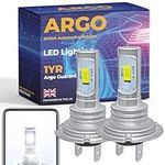 Argo H7 Led Xenon Super White Bulbs/Headlight Drl High Low Dipped Main Beam Fog Light Lamp 499 477 Px26d Car Van Halogen Hid 6000k Upgrade Bright Bulb 12v