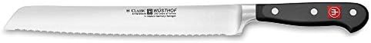 Wusthof 4152 Classic 9-inch Double Serrated Bread Knife, High Carbon Steel