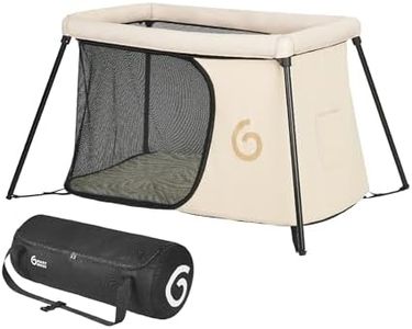 Babymoov Lit parapluie Moov,Sleep-Ultra Compact et Leger(<5kg)-Montage et Pliage rapide-Dès la Naissance et jusqu'à 4 ans-Evolutif en Aire de jeux-Confortable(densité matelas de 25kg/ms)-Garanti à vie