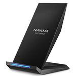 NANAMI Wireless Charger,15W Max Qi Fast Wireless Charging Stand with Indicator Light for iPhone 16 15 14 13 12 11 Pro Max XS 8 Plus,for Samsung Galaxy S24 S23 S22 Ultra S21 S20 fe S10,Pixel 6 5,LG V50