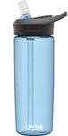 CamelBak eddy+ Water Bottle with Tritan Renew – Straw Top 20oz, True Blue