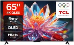 TCL 65T6C-UK 65 Inch QLED 4K HDR TV, Fire TV (Smart TV with Dolby Vision & Atmos, HDR10+, Press & Ask Alexa, 2025 Model)