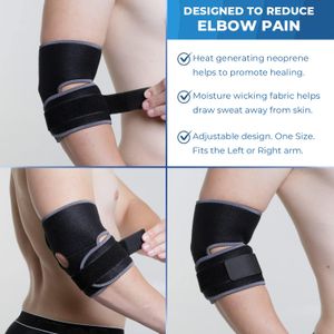 Kedley Adjustable Elbow Support Brace – Compression Sleeve