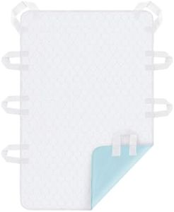 Incontinence Bed Pads Whasbable: Transfer Bed Pads Waterproof with 8 Handles, 4 Pcs 34"x52" Reusable Bed Underpads Absorbent, Positioning Bed Pads for Elderly, Bedwet, Kids, Bedridden, Hospitals