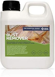 StoneCare4U Rust Remover - 1L - Acid-Free Rust Stain Cleaner for External Concrete, Natural Stone, Sandstone, Limestone & Slate - Removes Stubborn Rust & Metal Stains for Garden, Patio & Driveway