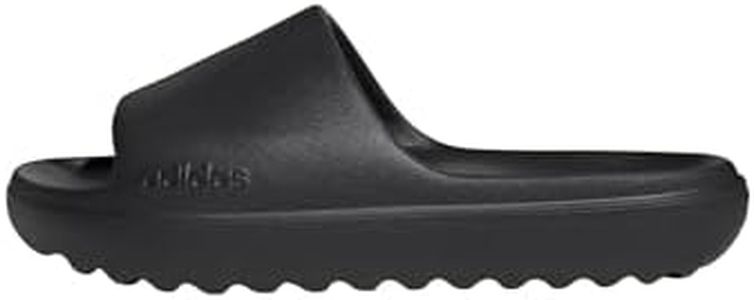 adidas Unisex-Adult Adilette Lumia, Core Black/Core Black/Core Black, 6