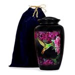 hlc URNS – Dock of The Bay Sunset Beach Cremation Large Urn for Human Ashes - Adult Funeral Urn Handcrafted - Affordable Urn for Ashes (Adult (200 lbs) – 10.5 x 6 “,Sunset Beach Urn)