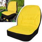 LP95233 Large Seat Cover Cushioned Seat Back Up to 18'' High Replacement for John Deere Compact Utility Tractor 3E/3R/4M Series,1023E - Weatherproof Oxford 300D Fabric