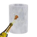 Creekview Home Emporium White Wine Chiller Bucket Iceless Cooler, Marble - Single Champagne Holder for 250mL Bottles