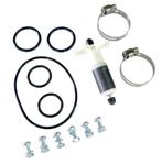 Lay Z Spa, Salu Spa, Coleman, Water Pump Repair Kit; 5 Pump Seals Plus Impeller, Shaft, Thrust Washers & Bungs. New Pump Housing Screws & 2 x Hose Clips. Repair Part #58113.