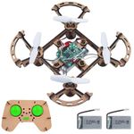 Robocraze GKFESCC RC DIY Wooden Drone Kit for Kids for Ages 5-10+