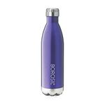 Borosil Hydra Bolt Trans Blue 500 ml Stainless Steel Water Bottle | Double Wall Vacuum Insulated Flask | 24 Hours Hot and Cold | Bottle for Office, Gym, School